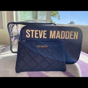 Steve Madden 3pc Cosmetics bag.